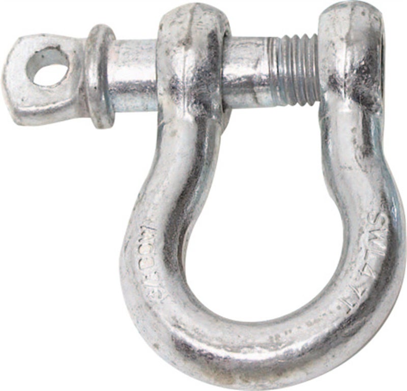 Smittybilt 13046 D-Ring Shackle 1/2"" Threaded Pin 2.0 Ton Rating Zinc - Image 1